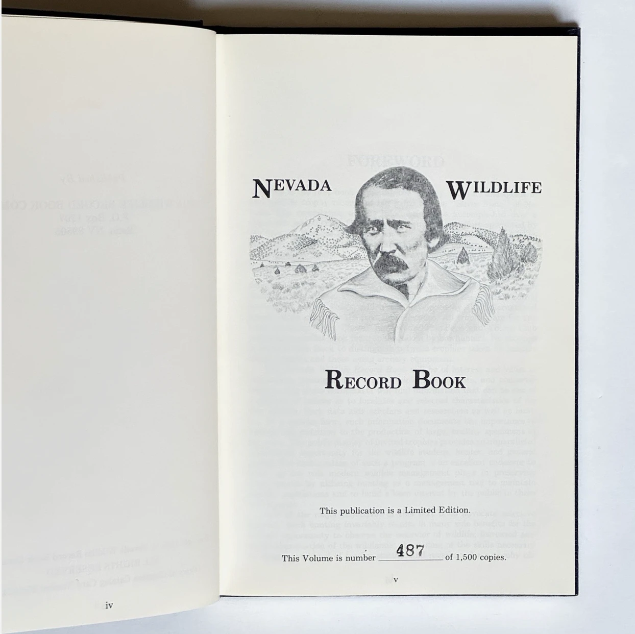 Nevada Wildlife Record Book