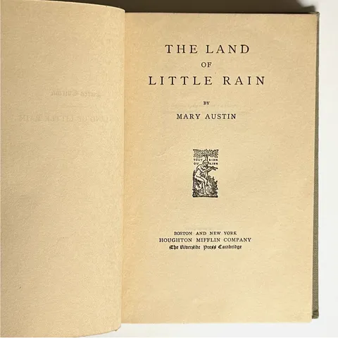 The Land of Little Rain