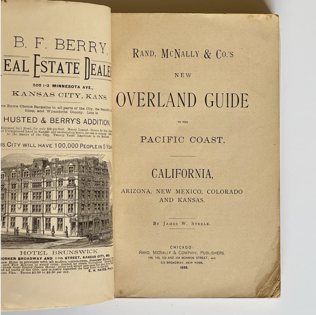 New Overland Guide to the Pacific Coast