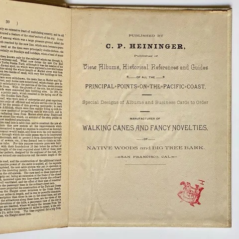 Historical Souvenir of San Francisco, Cal.