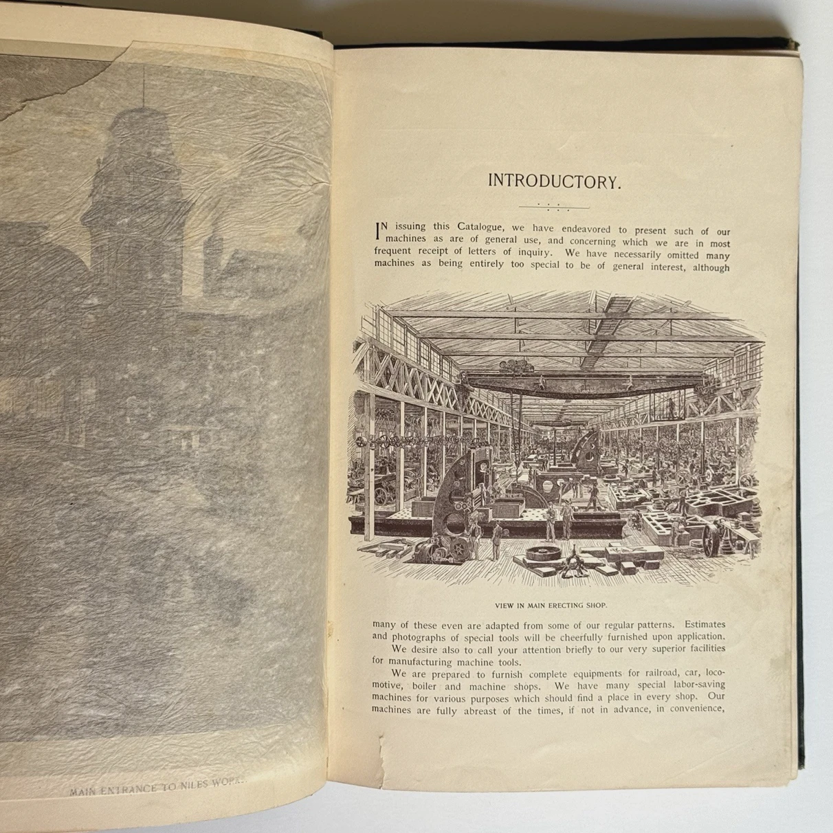 Catalogue of the Niles Tool Works