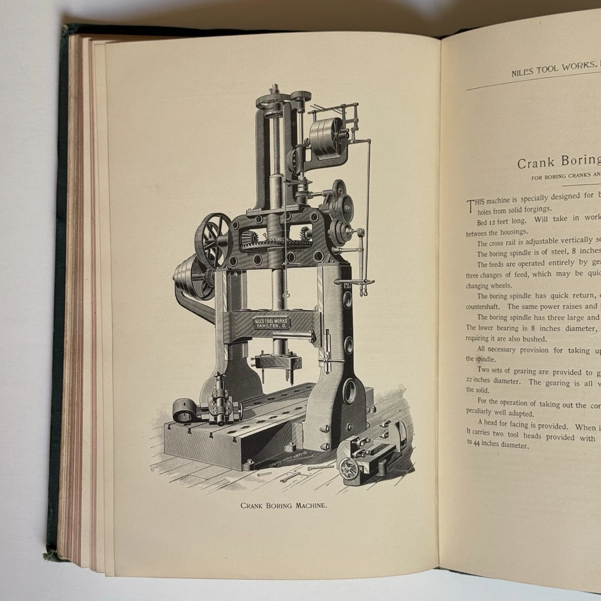 Catalogue of the Niles Tool Works