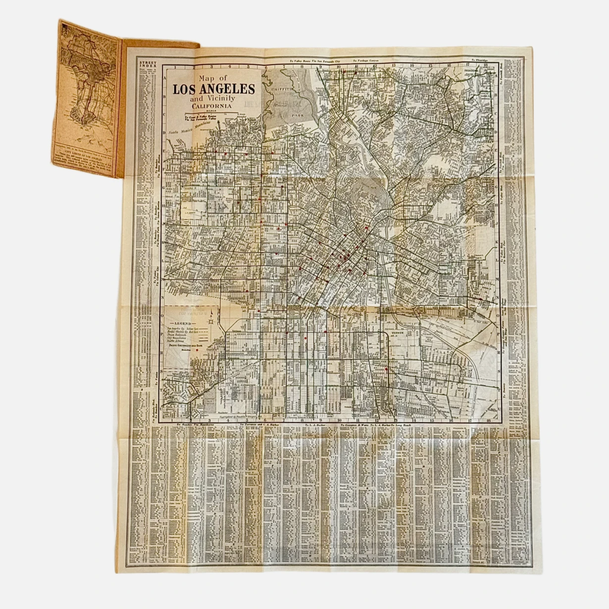 Maps, Los Angeles and the Pacific-Southwest